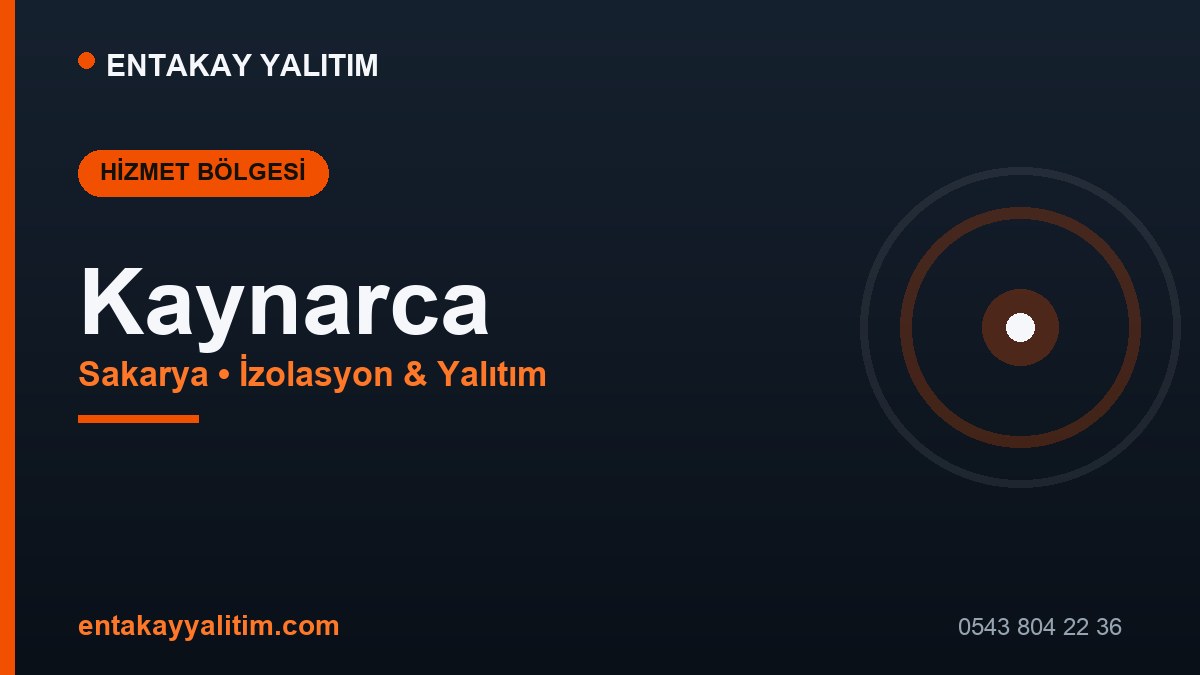 Kaynarca İzolasyon ve Yalıtım Hizmetleri